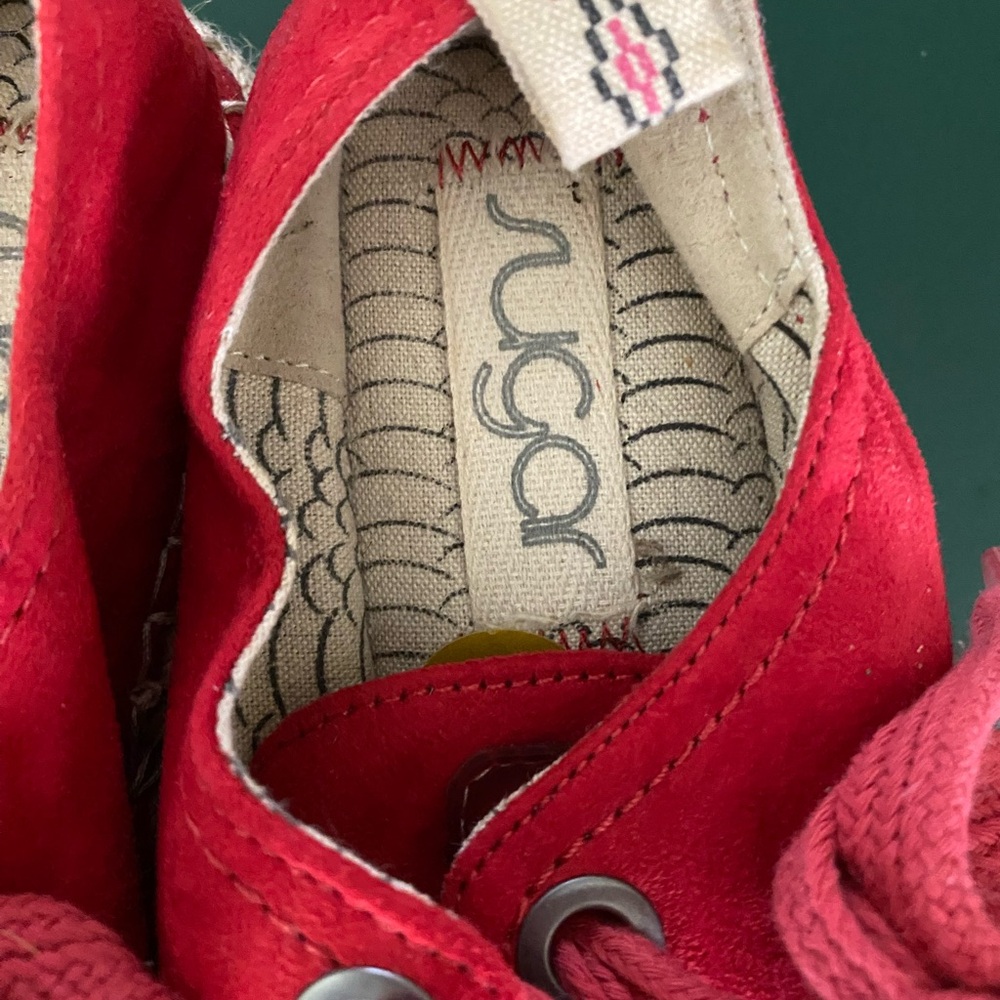 Sugar 
Women’s 
Red Canvas Shoes